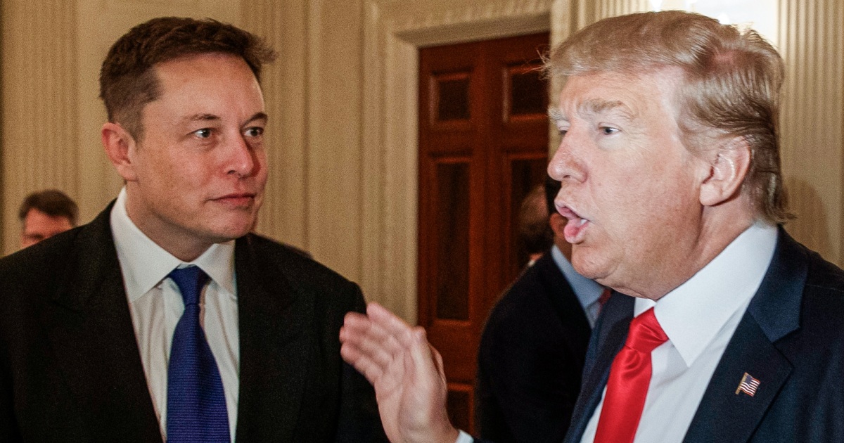 Elon Musk says he's 'leaning away' from Biden after Trump meeting