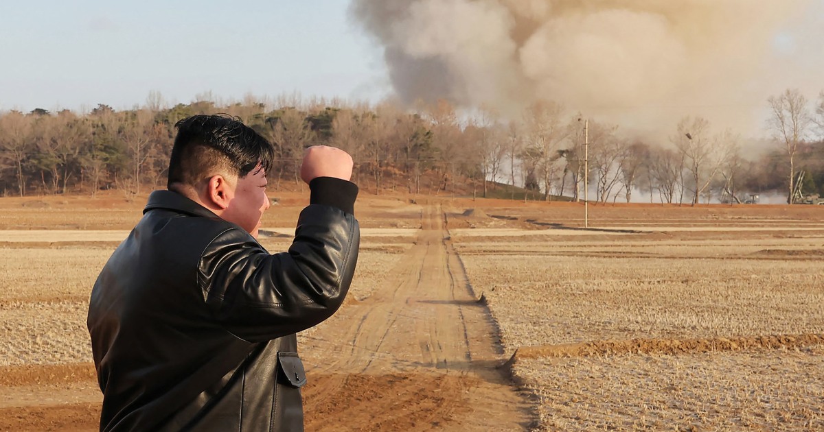 Северна Корея казва, че Ким Чен Ун е контролирал тестове на ракетни установки, насочени към Сеул