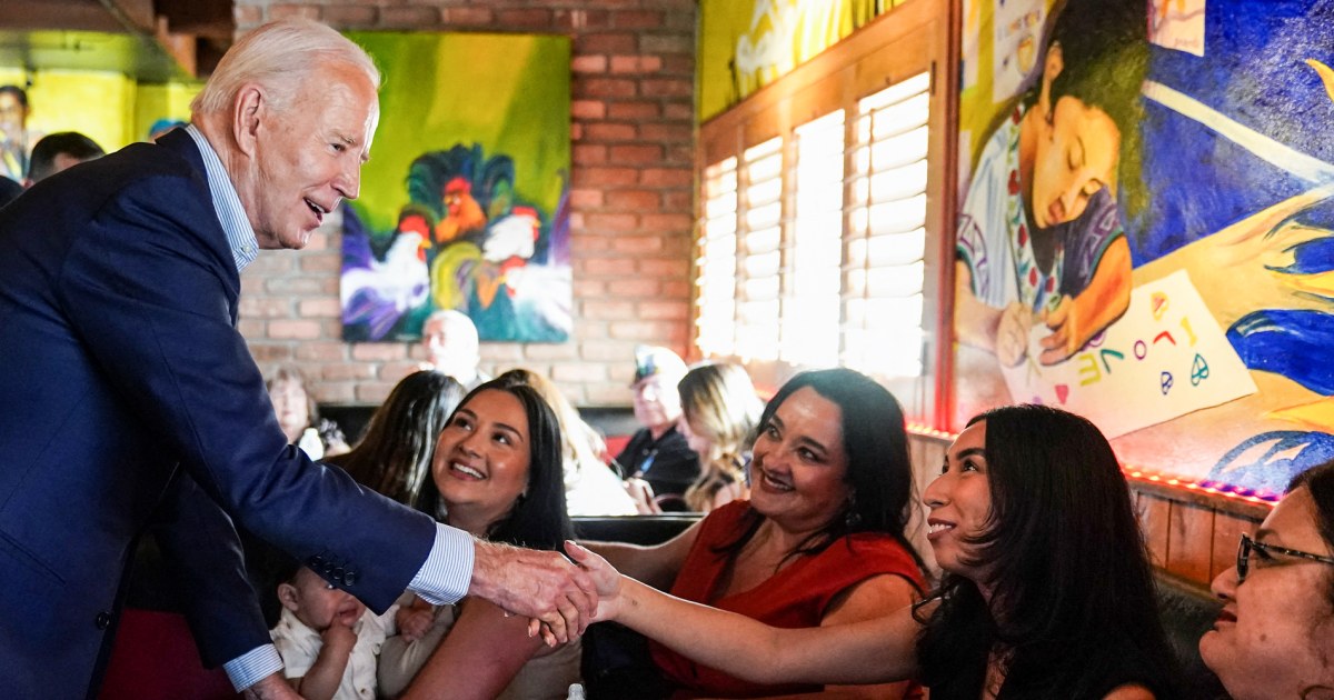 Biden tells Latino voters they’re the reason he defeated Trump in 2020