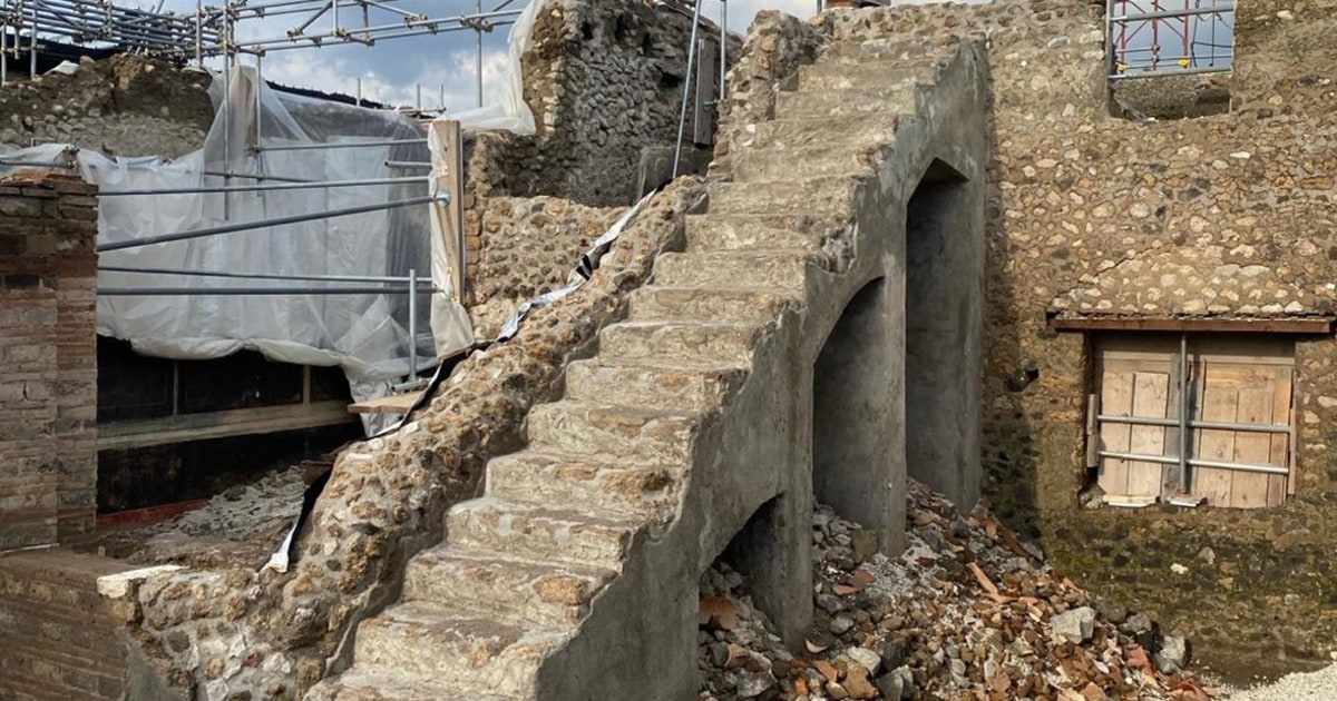 Строителната площадка на Помпей разкрива древни римски строителни методи