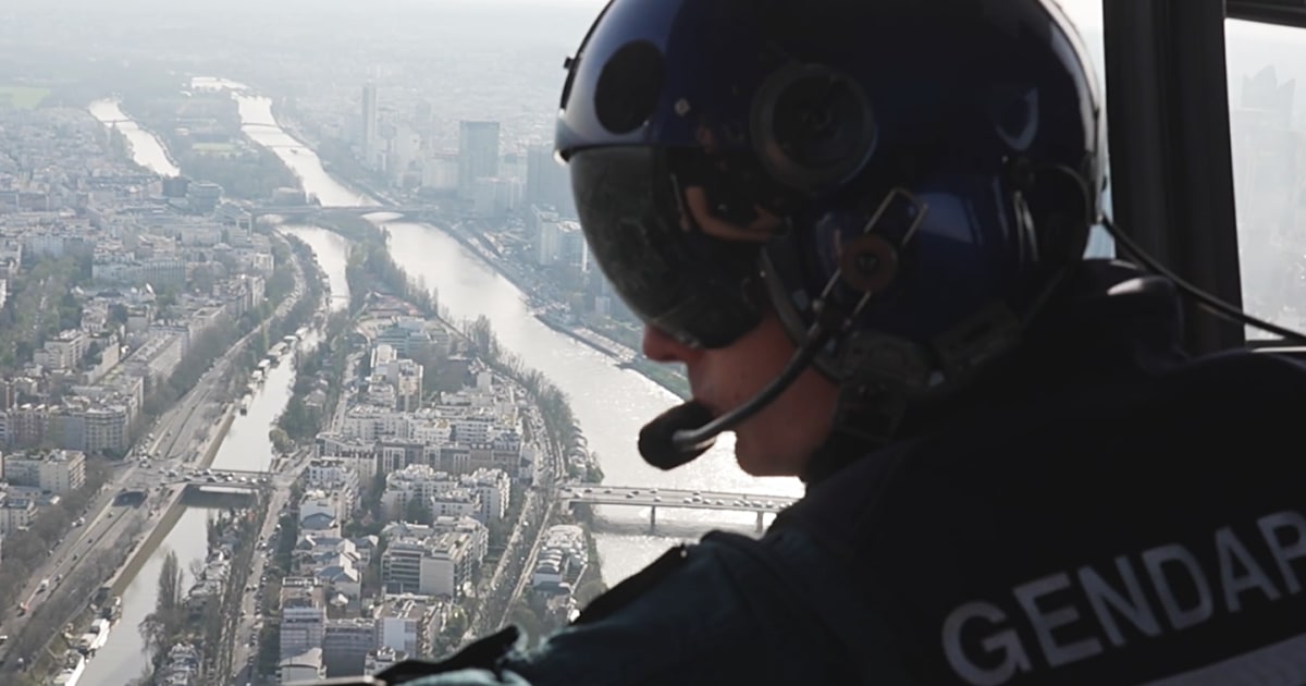 На борда на очите в небето, натоварени със сигурността на Олимпийските игри в Париж