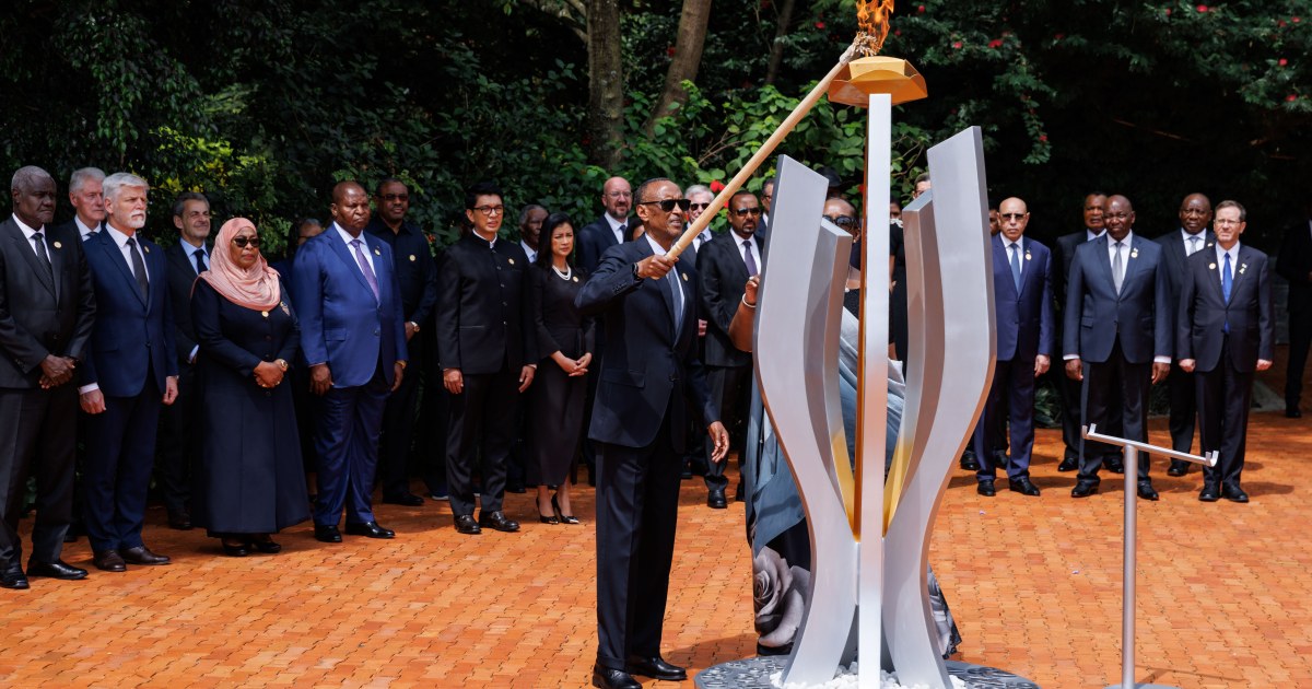 Лидерът на Руанда обвини бездействието на света, докато отбелязва геноцида от 1994 г. с трайни белези