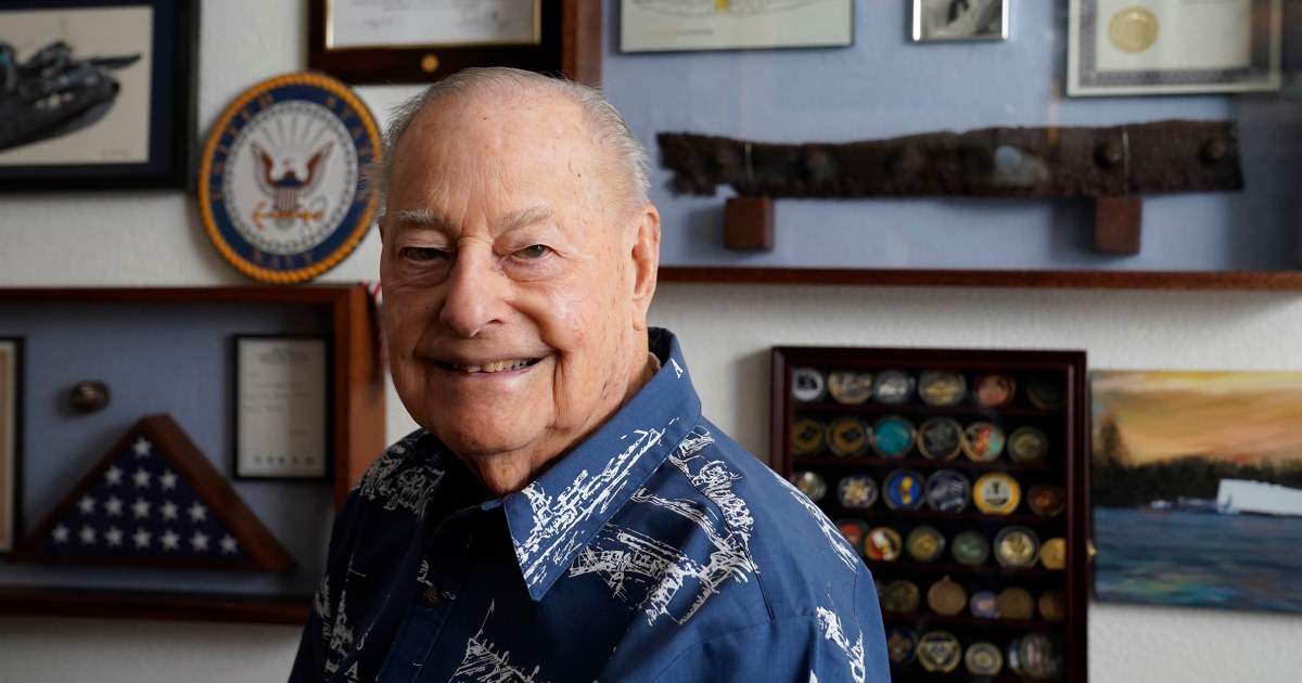 Лу Контър, последният оцелял от USS Arizona от нападението на Пърл Харбър, умира на 102