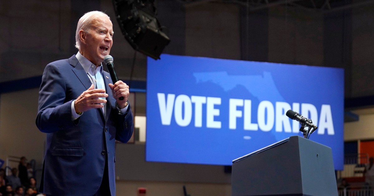 Кампанията на Байдън казва, че вижда Флорида като „спечеливша“ през 2024 г.