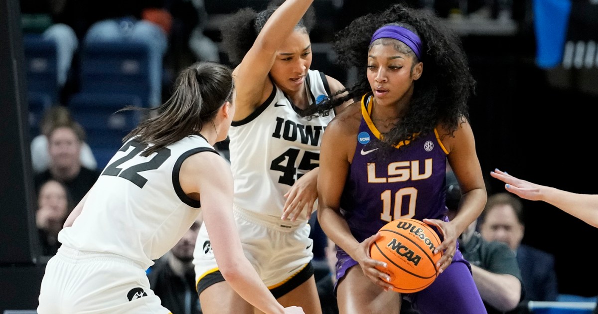 Iowa State and LSU women's teams compete for a spot in the Final Four