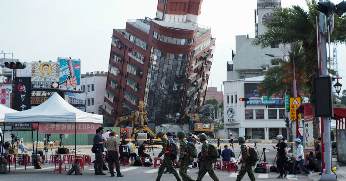 Резултати остават липсващи след най-голямото земетресение в Тайван от 25 години