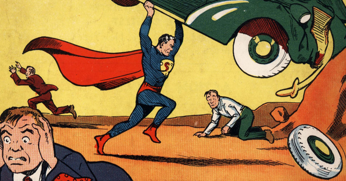 Книга с комикси представяща първото появяване на Супермен е продадена