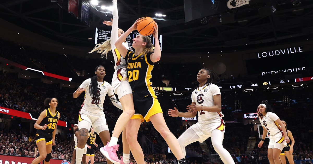 South Carolina-Iowa showdown for  women’s basketball title shatters record with 18.7 million viewers
