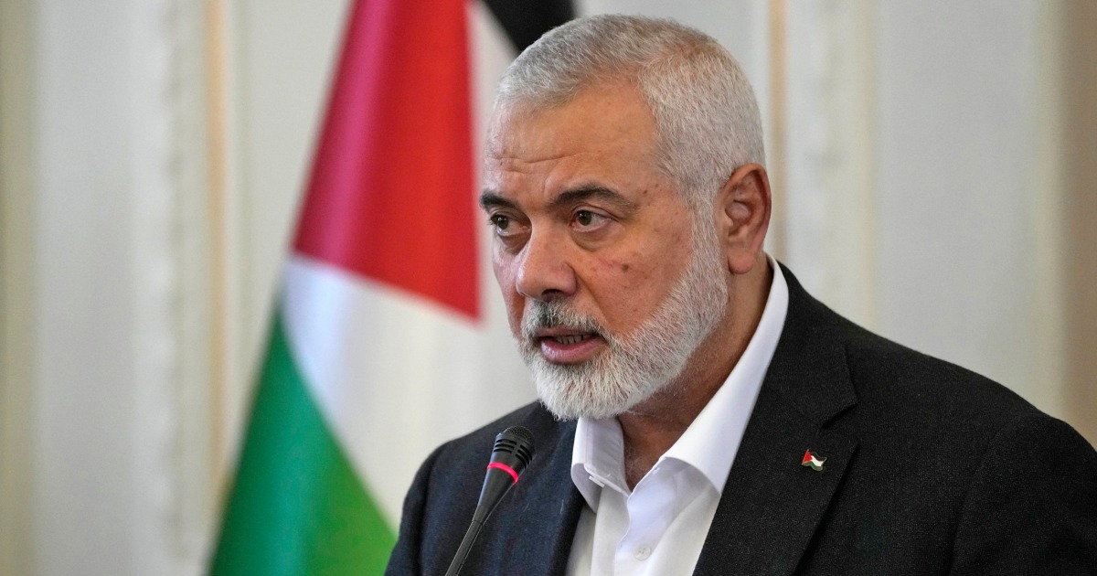 Лидерът на Хамас Исмаил Хания казва, че 3-ма от синовете му са били убити при израелски въздушен удар в Газа