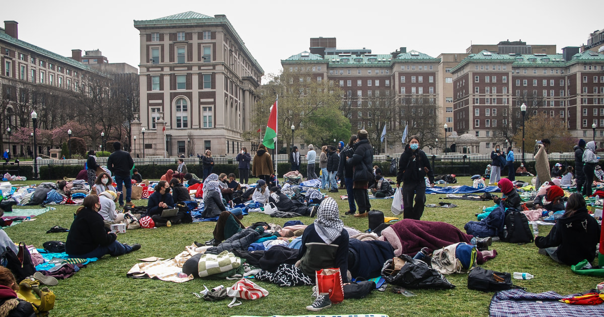 Les manifestants de l’Université de Columbia reprennent leurs manifestations après des arrestations massives