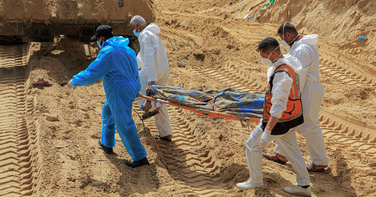 Mass Graves Found At Gaza Hospitals Raided By Israel Prompt Demands For 