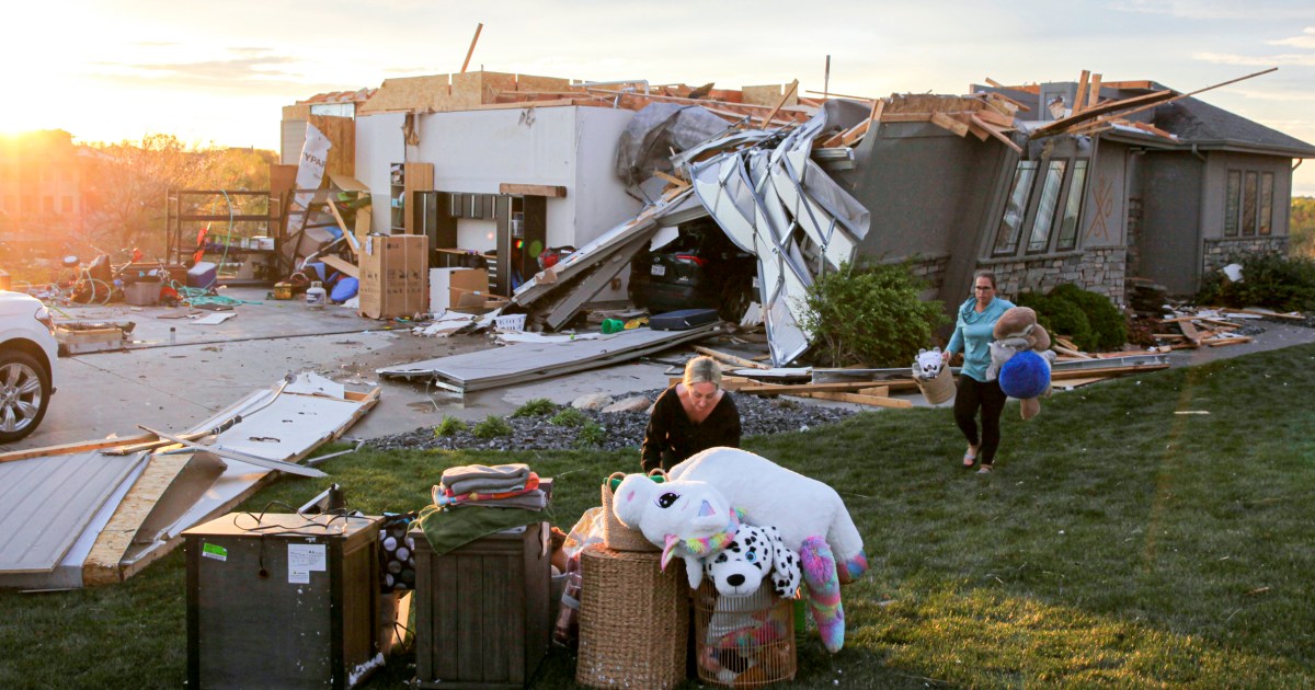 Overnight tornadoes and storms leave heavy destruction in Nebraska and Iowa