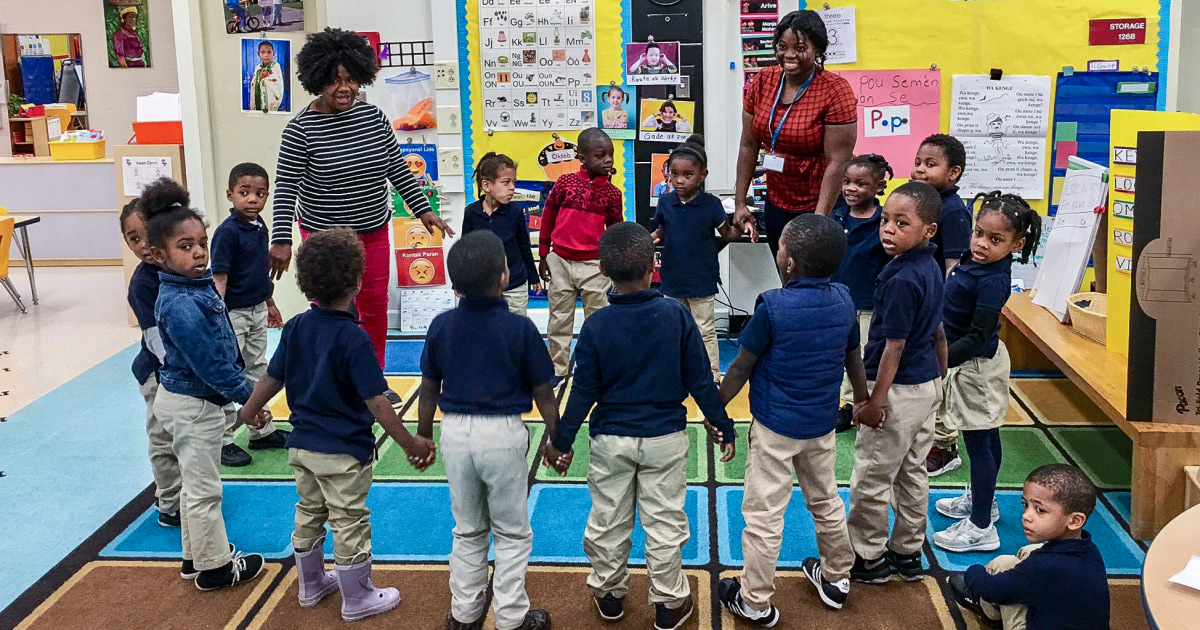 This Boston preschool is teaching children in Creole and English — and ...