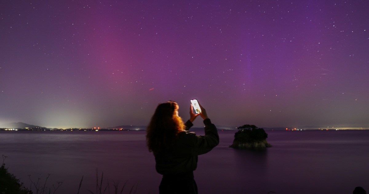 Northern lights may be visible Thursday night as far south as Alabama and Northern California