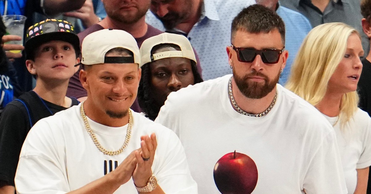 Dallas crowd boos Travis Kelce at NBA playoff with Patrick and Brittany Mahomes - Vimarsana News