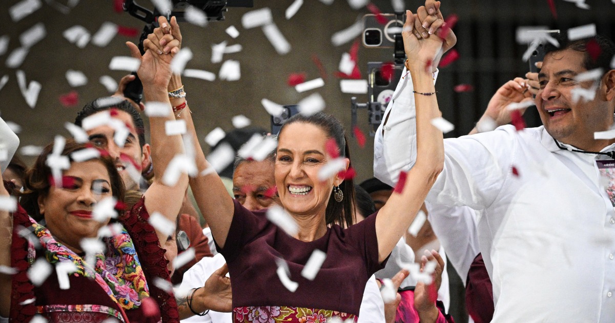 Mexico elects first female president with Claudia Sheinbaum as projected winner