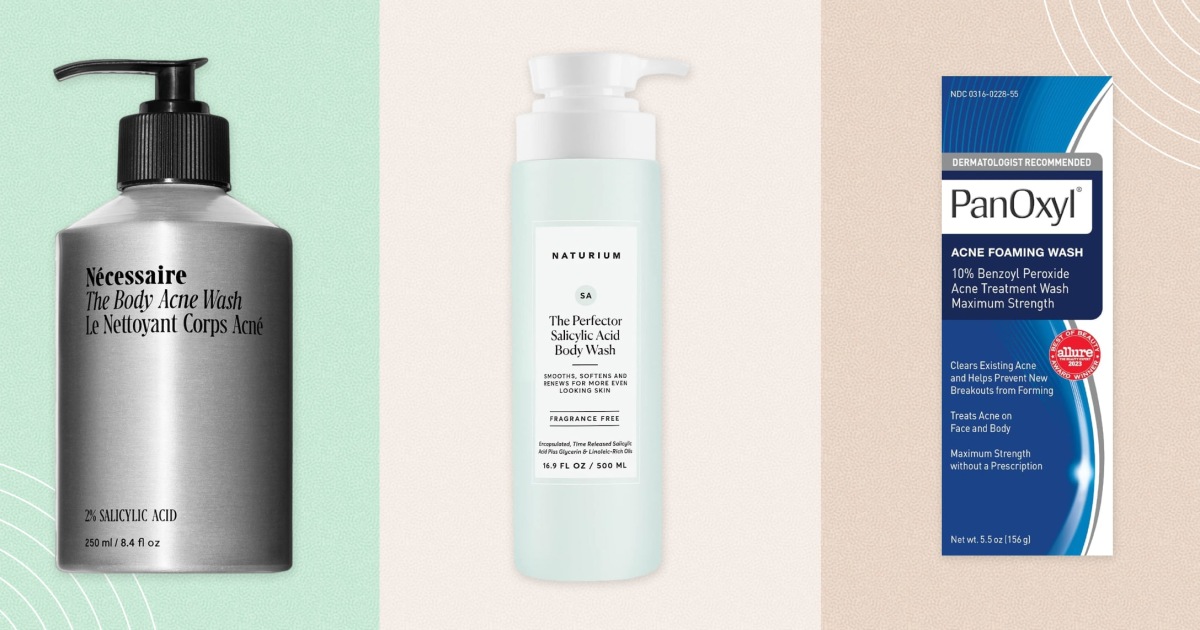 11 best acne body washes, according to derms