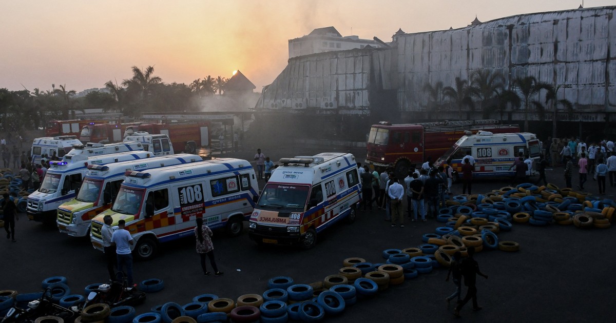 Un incendie dans un parc d’attractions dans l’ouest de l’Inde fait au moins 27 morts, selon la police