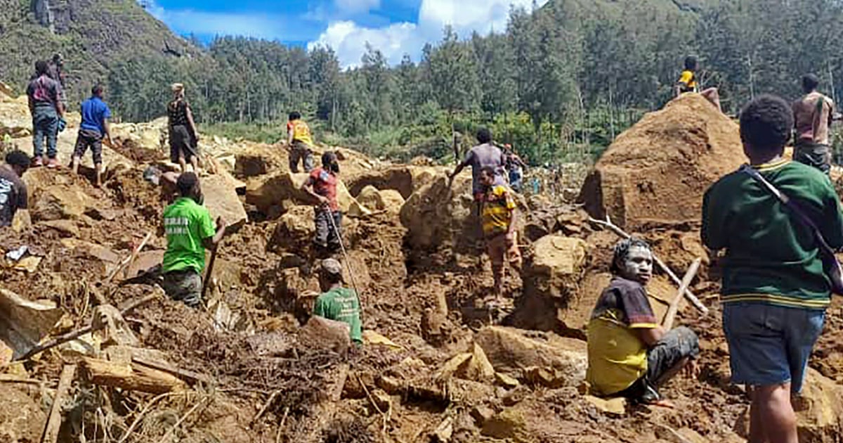 Papua New Guinea landslide: Rescue teams don’t expect to find survivors