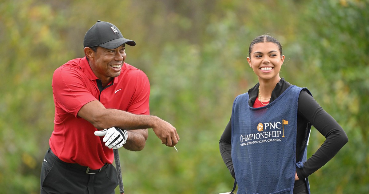 Tiger Woods says his daughter Sam feels like ‘golf took Daddy away from ...