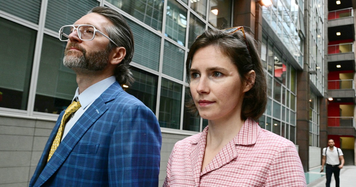 Tearful Amanda Knox says she is ‘a victim’ and vows to fight slander re-conviction
