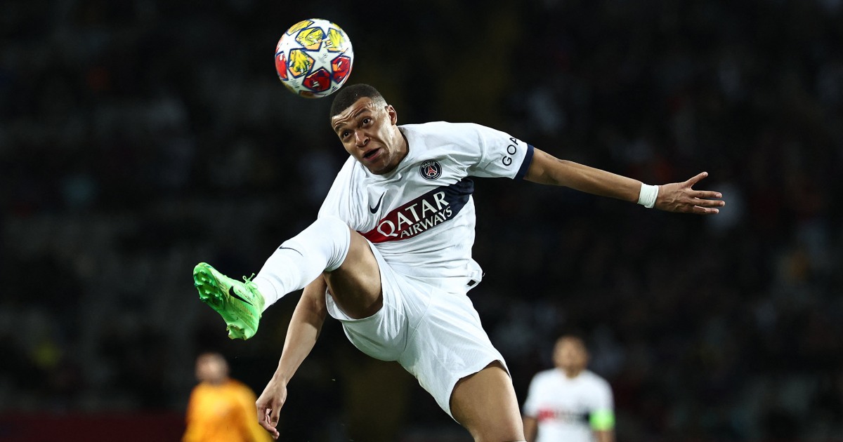 Kylian Mbappé Hits 70 UEFA Champions League Goals, Fifth on All-Time List