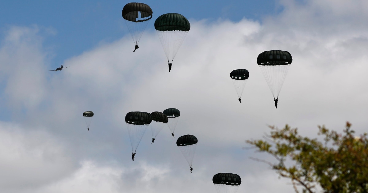 A Parachute Jump Over Normandy Kicks Off D-day 80th Anniversary 