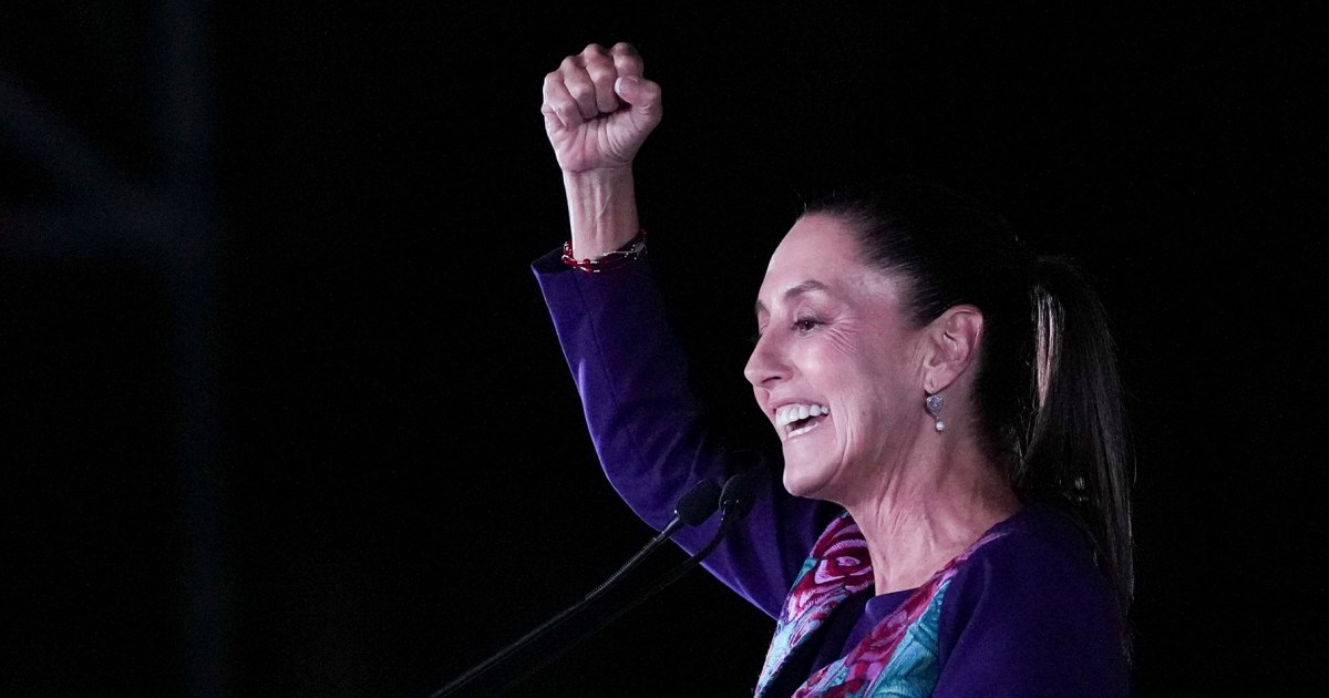 Mexico elects projected winner Claudia Sheinbaum as first female president