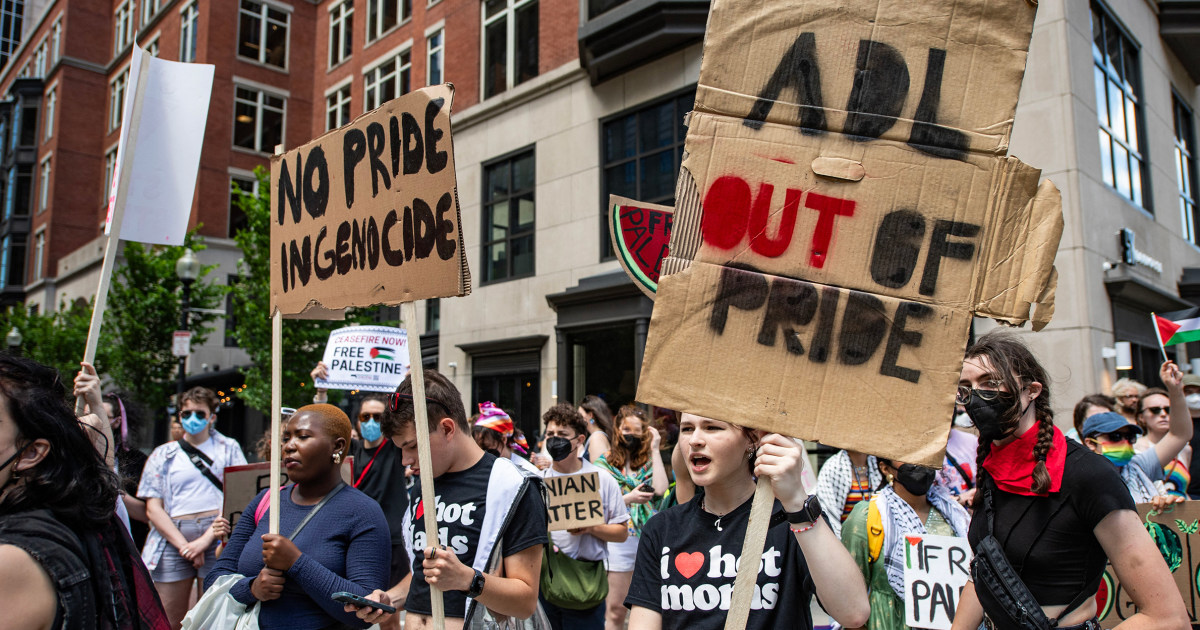 At Pride marches this year, Pro-Palestinian protests have been a ...