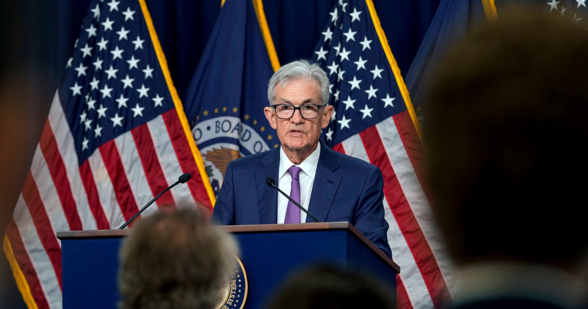 Federal Reserve leaves key interest rate unchanged amid signs inflation is starting to slow further