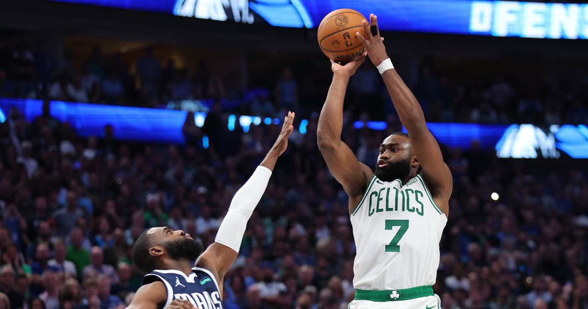 Celtics land the biggest punches again, top Mavericks to move one win from NBA title