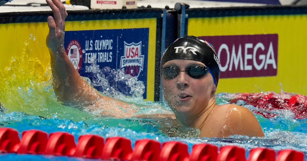 Katie Ledecky makes her fourth Olympic team after qualifying at trials in Indianapolis