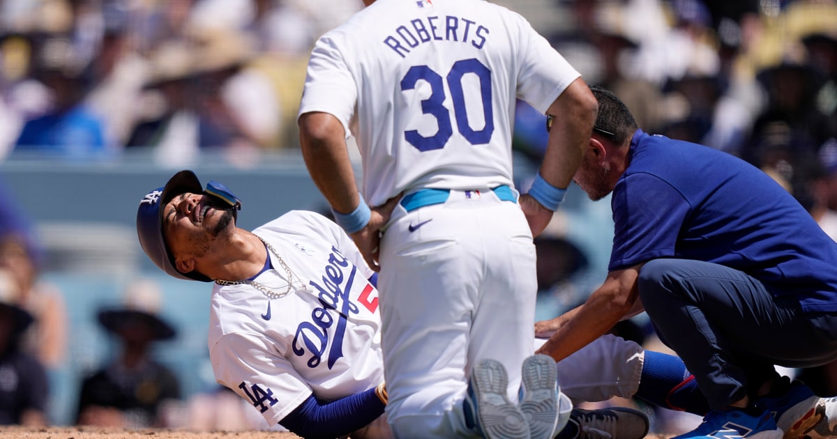 Dodgers star Mookie Betts breaks left hand, and it's not clear