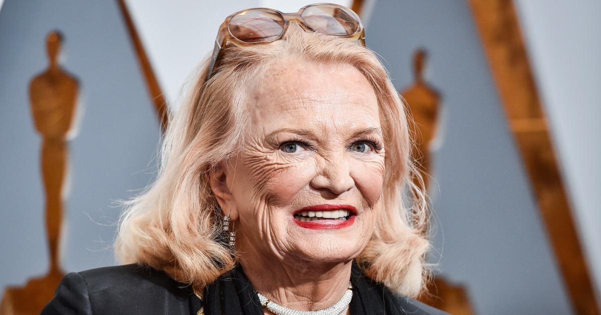 Actress Gena Rowlands Diagnosed with Alzheimer's Disease