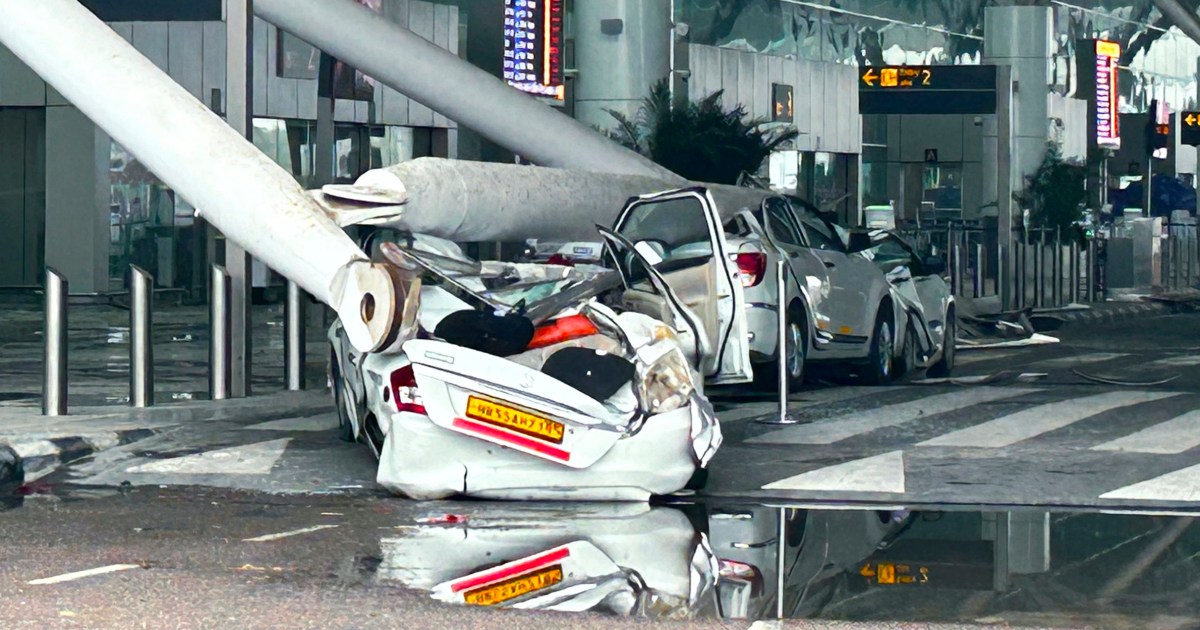 Canopy collapse at New Delhi airport kills 1 and injures 6 in heavy rains