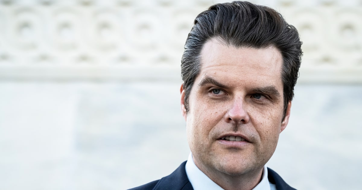 Trump elige al congresista Matt Gaetz para el cargo de fiscal general