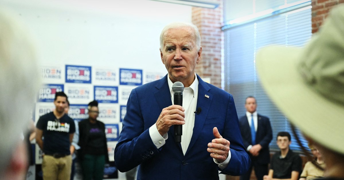 Biden pushes defiant message in letter to Dems, MSNBC appearance