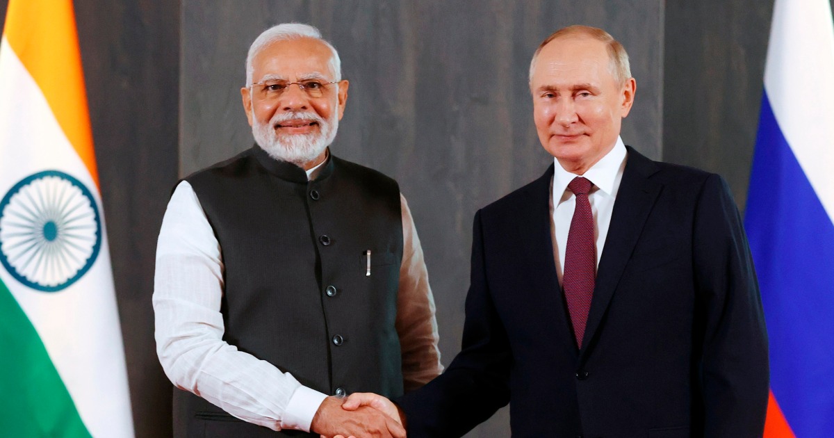 Indian Prime Minister Modi makes first visit to ally Russia since Ukraine invasion