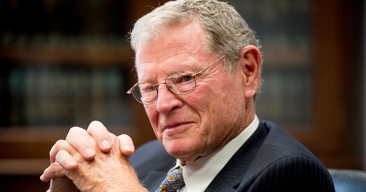 Former Sen. Jim Inhofe, Defense Hawk Who Called Human-caused Climate 