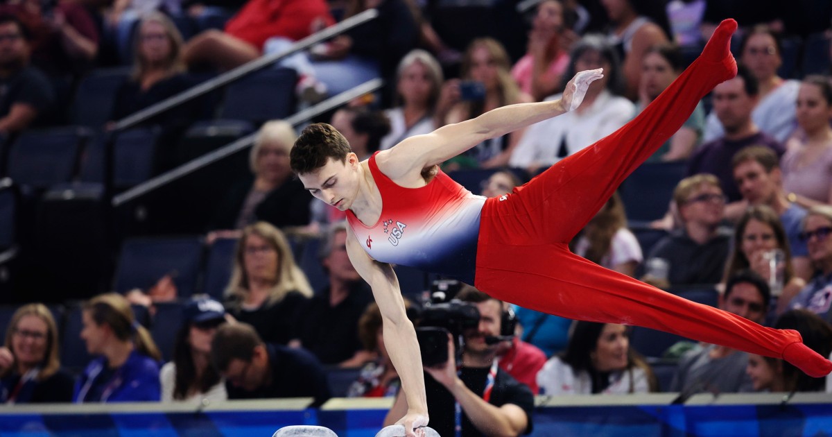 He only has one event — and it could deliver the U.S. men’s gymnastics team a medal