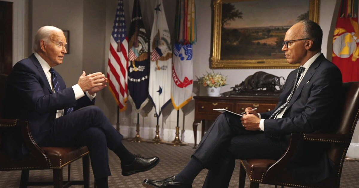 Biden’s Lester Holt interview makes clear he’s not going to exonerate Trump
