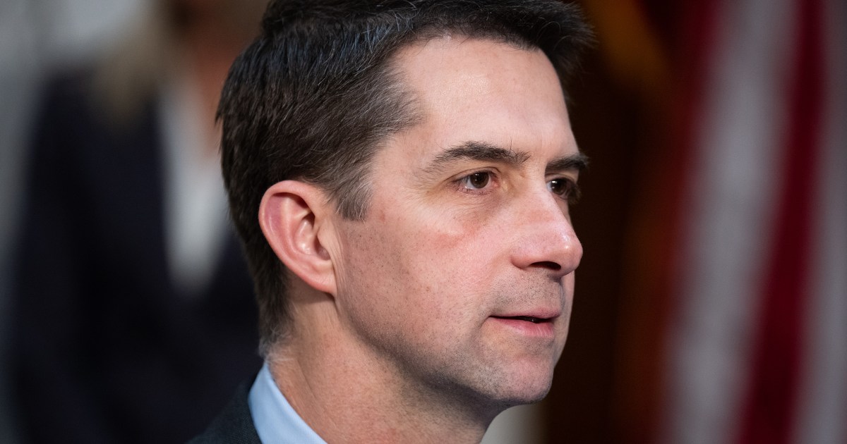 GOP’s Tom Cotton pressed on weird talk about an anti-Biden ‘coup’