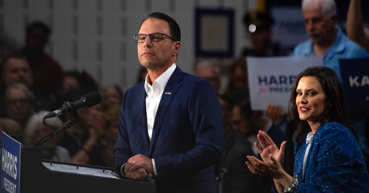 Whitmer and Shapiro Campaign for Harris