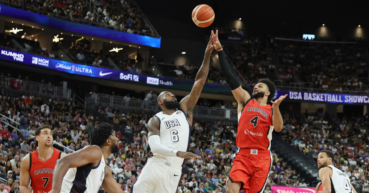 Team USA men’s basketball cruises past Canada in first look before Paris Olympics