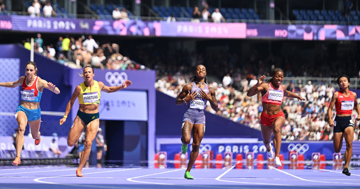 2024 Olympics live updates: Simone Biles takes gold in vault, Sha’Carri Richardson gets silver in 100-meter final