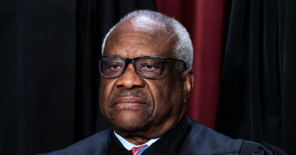 Justice Clarence Thomas didn’t disclose additional private jet travel, Democratic senator says