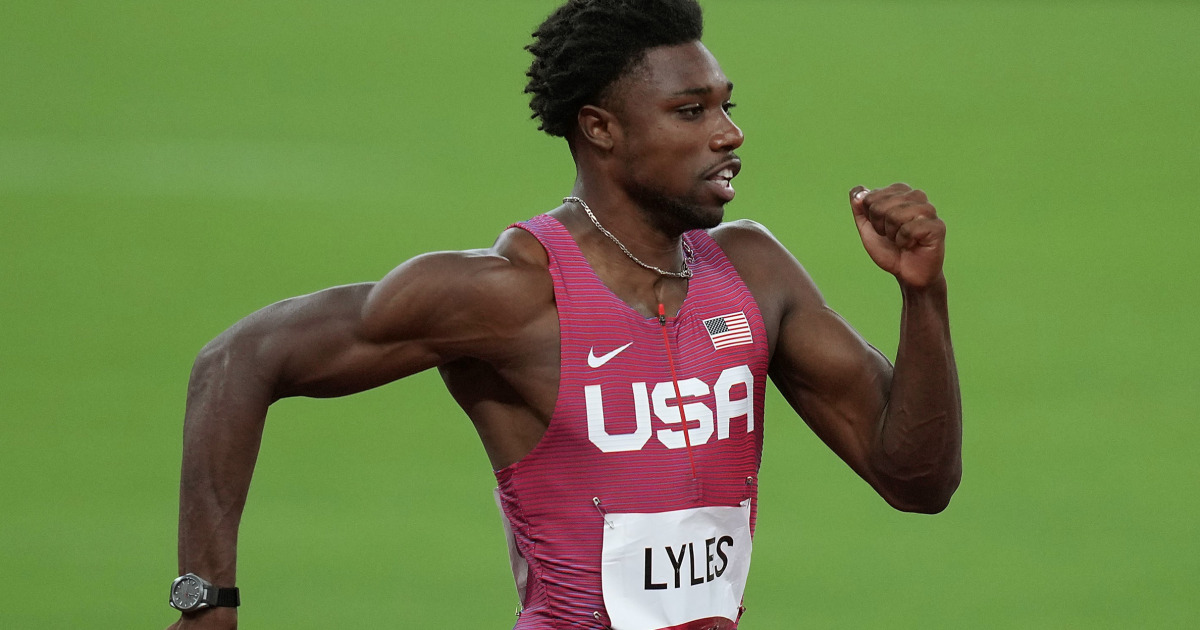 adversity, Noah Lyles wins bronze in the 200m men's final in