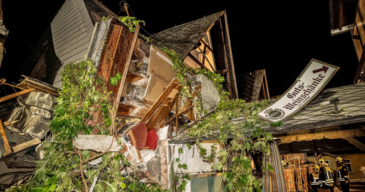 Two dead, more trapped in hotel collapse on Germany’s Mosel River