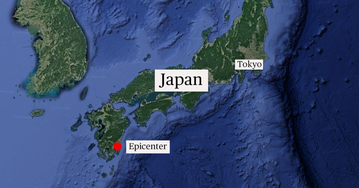 Robust earthquake hits Japan; tsunami advisory issued