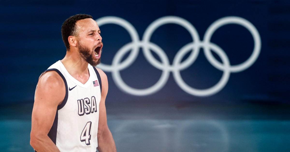 Le basket-ball masculin américain dépasse la Serbie lors d’un rassemblement pour affronter la France, hôte, pour la médaille d’or